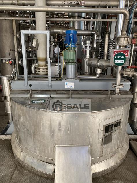 Maschine: AGUILAR Y SALAS  stainless steel 11.500 litres tank