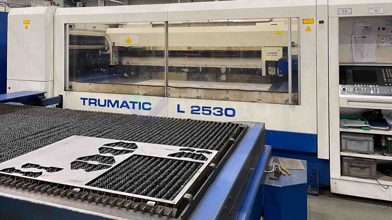 Maschine: TRUMPF TRUMATIC L2530 Laser cutting machine (CO2)