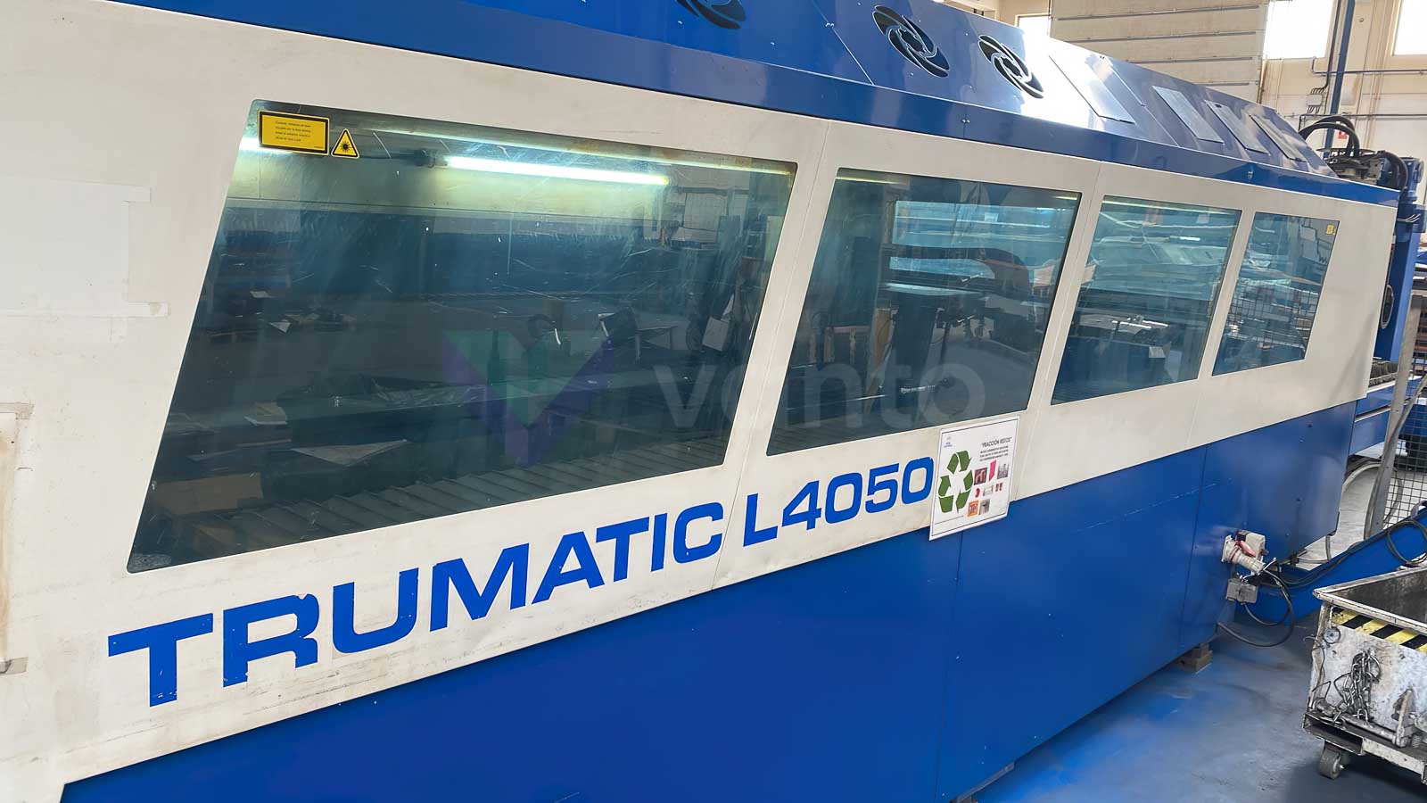 Maschine: TRUMPF TRUMATIC L4050 Laser cutting machine (CO2)