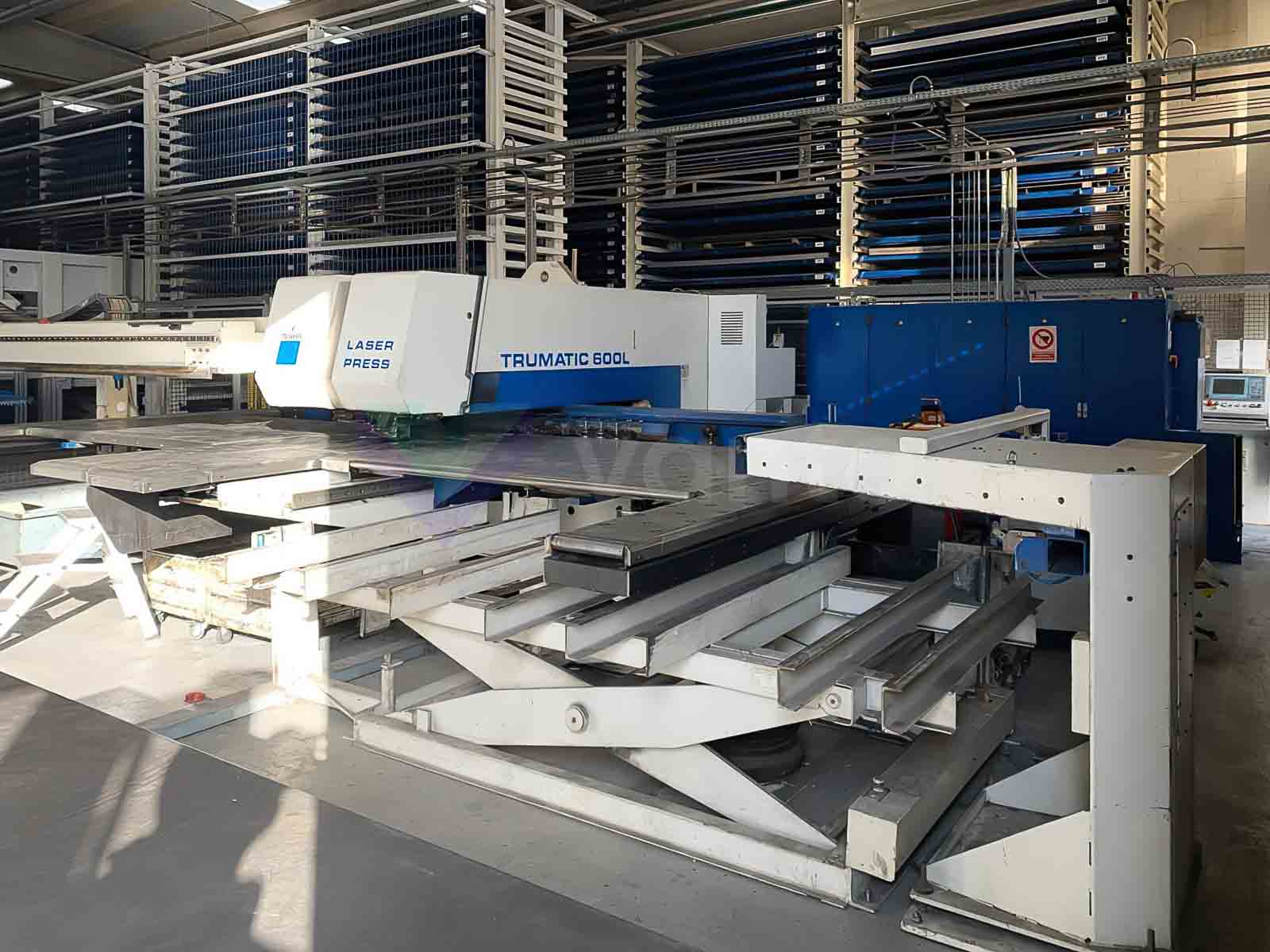 Maschine: TRUMPF TC 600 L - 1600 Combined laser punching machine (CO2)