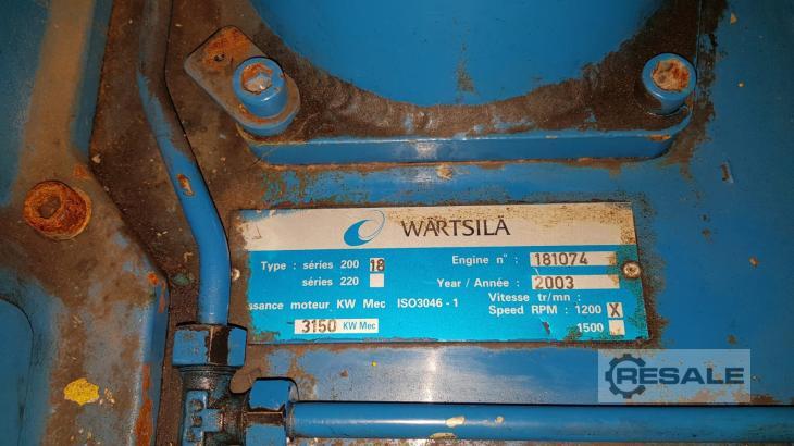 Maschine: WARTSILA 18V200 Diesel engines