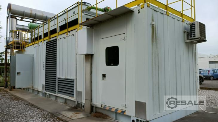 Maschine: MWM Deutz) MWM2016 V16 Gas generators